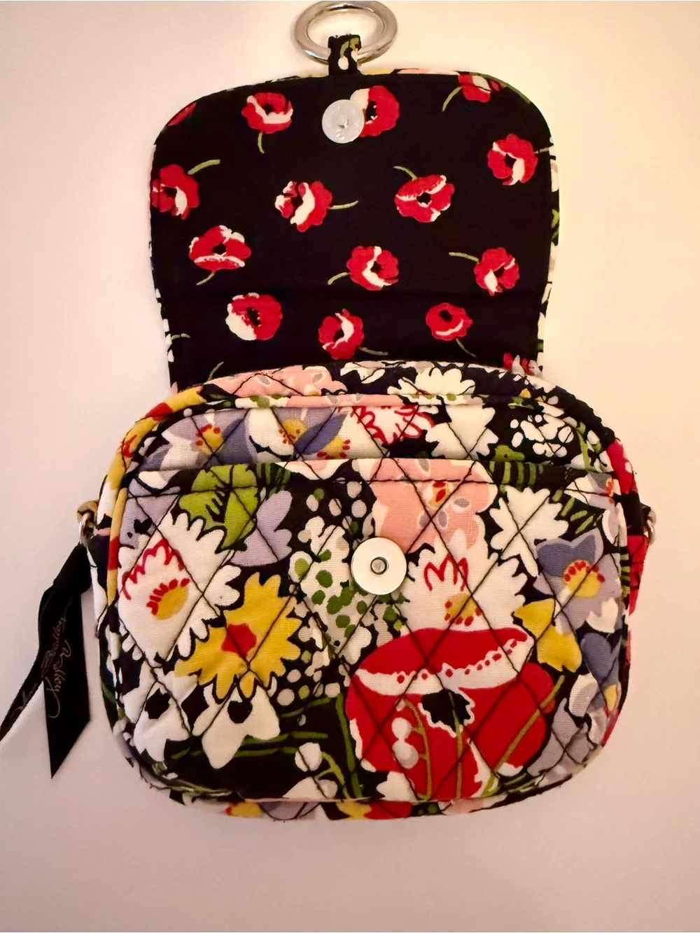 Vera Bradley Little Hip Bag in Poppy Fields